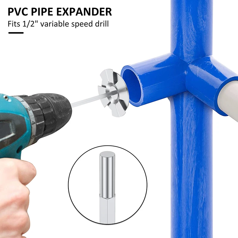 Hand Reamer Professional PVC Pipe Joint Tool Reamer Tool Plumbing Fitting Saver PVC Socket Saver Coupling Pipe Expander Tubing Cutter,hand reamer,steel reamer tools