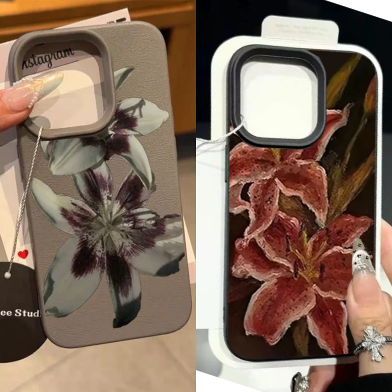 Elegant Lily Blossom Phone Case