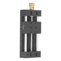 รางอลูมิเนียมอัลลอยด์เคลื่อนที่แบบเส้นตรงพร้อมฐานโต๊ะสไลด์คู่มือตัวกระตุ้นเวทีเชิงเส้นมีความแม่นยำสูง 6