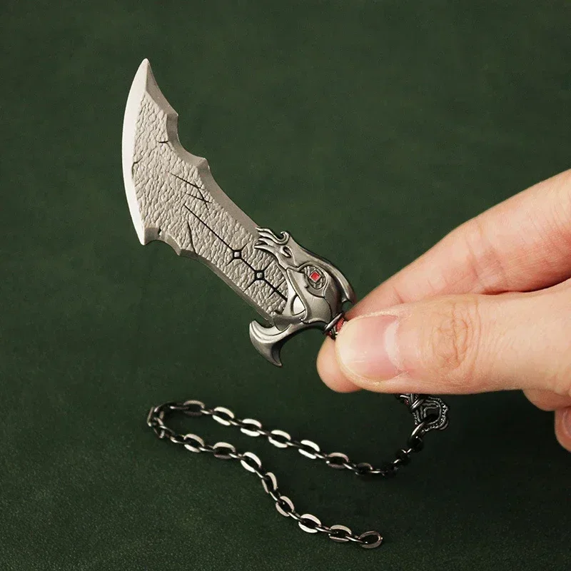9cm God of War Game Weapon The Blades of Chaos Kratos'sword Peripherals Metal Material Manga Action Figure Birthday Gifts Toys 4