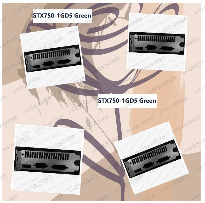 Original IO I/O Shield Back Plate Blende Bracket Video Graphic Card GPU ...