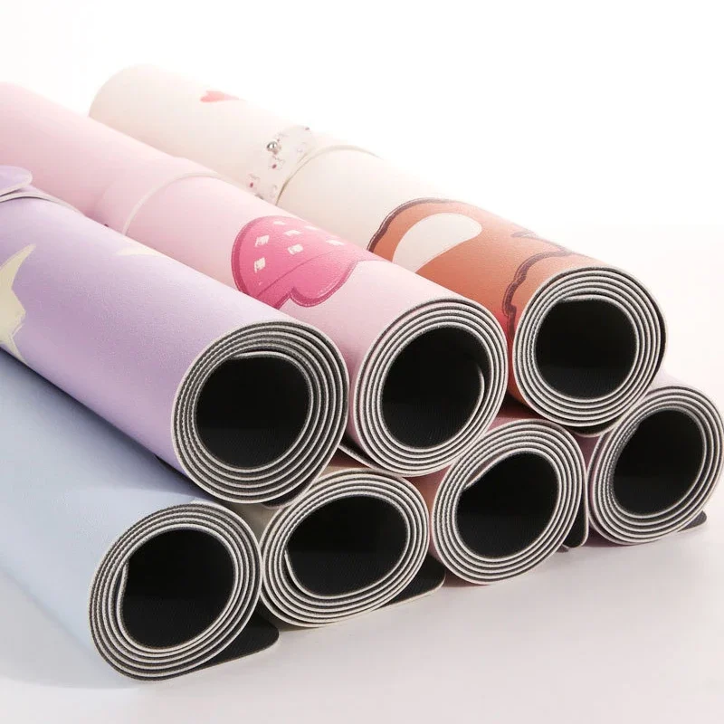 산리오 데스크 매트, 사무실 헬로 키티 멜로디 쿠로미 시나모롤, 미끄럼 방지 컴퓨터 마우스 패드, 게임 패드, PC 액세서리, 대형 사이즈