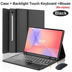 Premium Bluetooth Keyboard Case - Spanish keyboard (Black D Backlit)