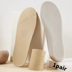 Premium Latex Shoe Insole - Soft, Shock Absorbing & Supportive Inserts for Comfort (Beige)