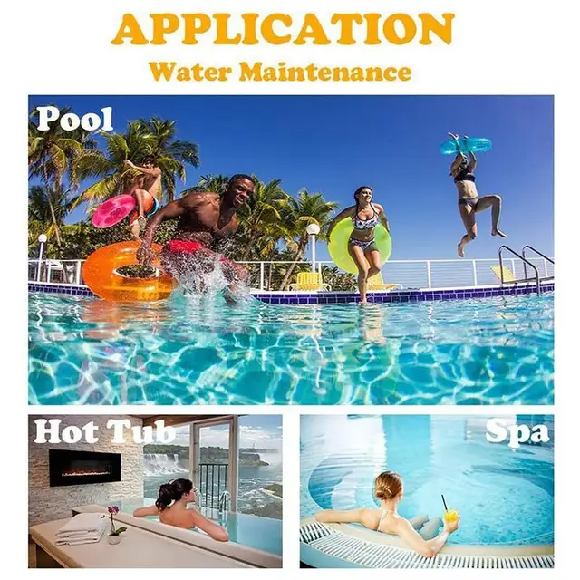 100Db-Os Két-Egy-Egy Úszómedence-Teszter Készlet Ph-Értékhez/Dpd1 Klór Teszt Tabletták Ph Víztesztkészlet - Image 6