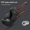 Pipe Cutter 32-75MM Pipe Cutting Scissors Ratchet Cutter Tube Hose Plastic Pipes PVC/PPR Plumbing Manual Cutters Hand Tools 6