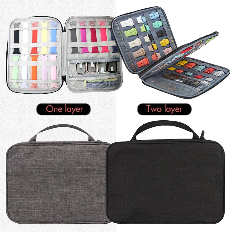 Miraculous Watch Straps Organizer Case Watch Band Storage Bag Watchband Holder Borsa Da Viaggio Per Apple Watch Bracciale Bag