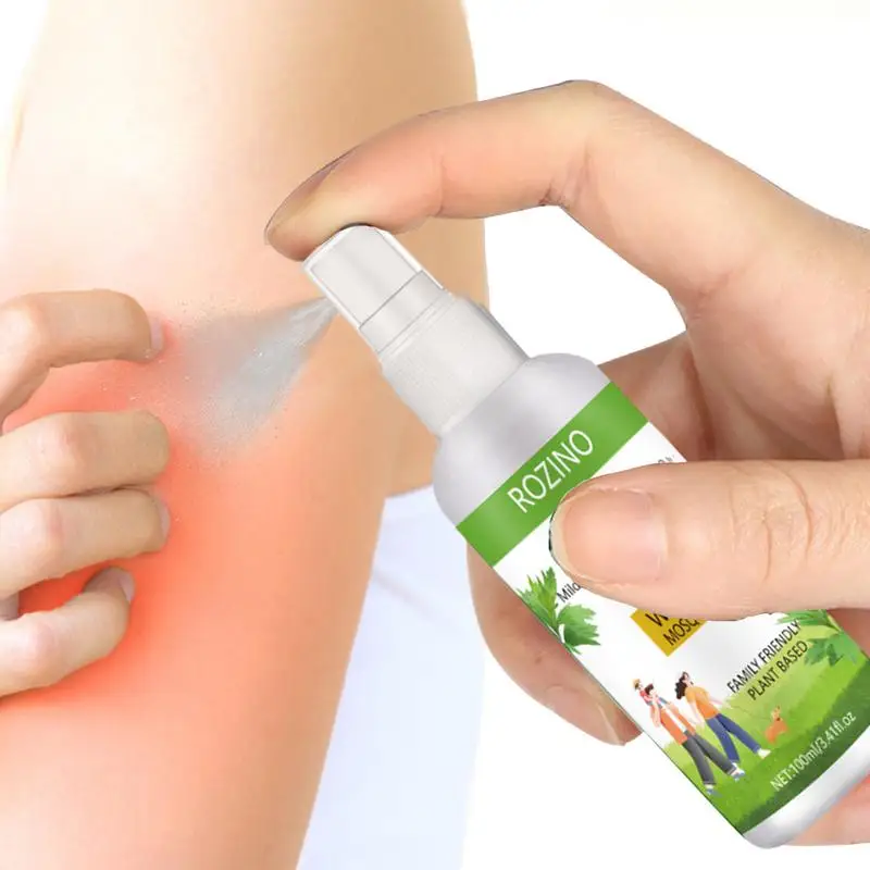 

Gnat Spray For Kids 100ml Safe Natural Gnat Spray Plant Base Non Itch Spray Liquid Multifunctional Kid Anti-Itch And Anti-Sting