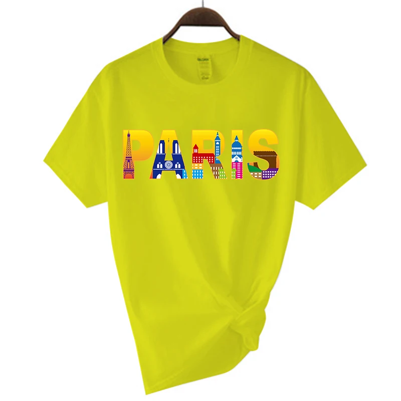 Tricou de bumbac pentru Franța Paris imprimare bărbați vintage amuzant bărbați topuri tricou cool bărbați tricou masculin tricouri_voghion.com