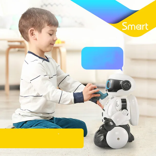 2021 New Intelligent Sweeping Clean Robot Cleaning Small Guard Smart Home Toy Remote Programmable Toys Coding Robot 4