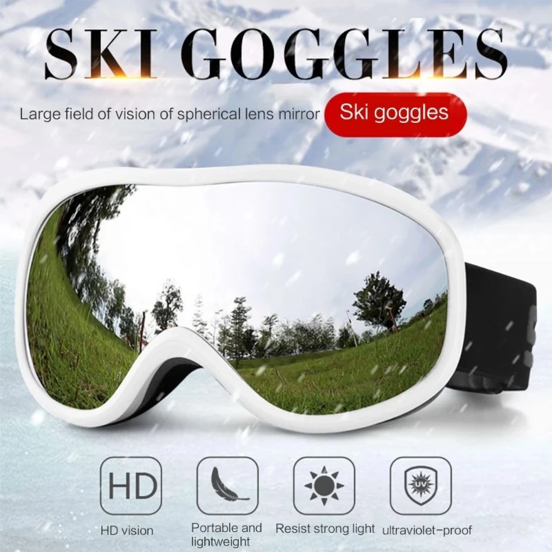 

NEW Double Layers UV400 Anti- Fog Ski Goggles Snow Snowboard Glasses Snowmobile Women Men Eyewear Outdoor Sport Ski Googles