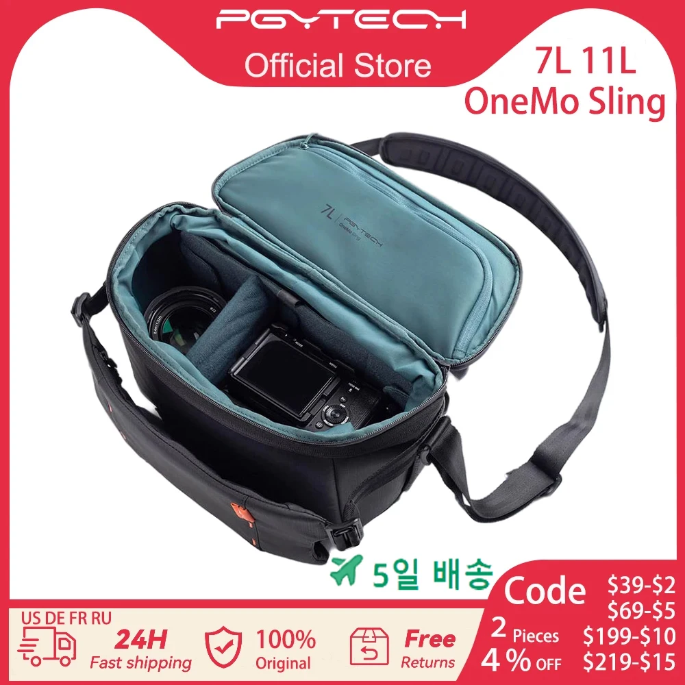 

PGYTECH OneMo Sling Bag 7L 11L Crossbody Camera Bag For DSLR and Mirrorless Cameras, Photography Bag for Men and Women Newest
