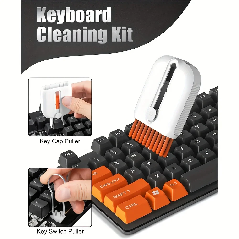 Multifunctional Tech Cleaning Kit with Precision Brushes and Wipes