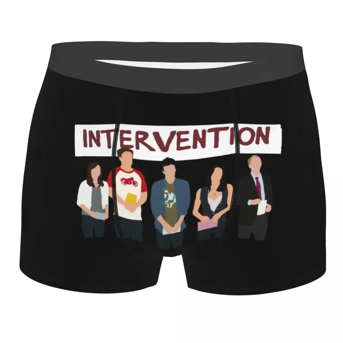재미 있은 복서 개입 어떻게 당신의 어머니 반바지 팬티 남자 속옷 중간 허리 팬티 남성 S-XXL 