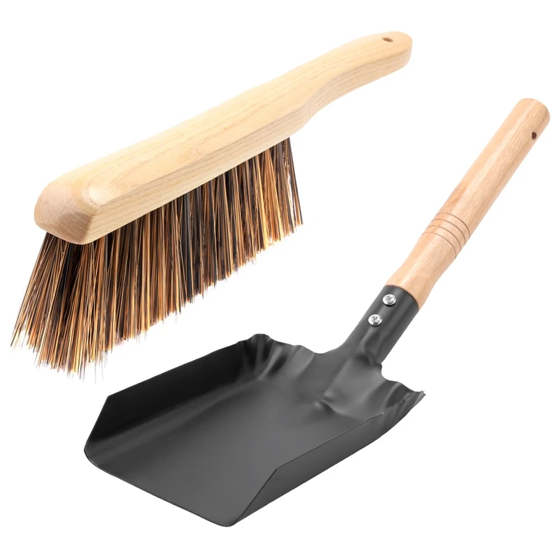 

Coal Shovel And Hearth Brush Set, Fireplace Shovel And Brush, Hearth Tidy Set, Fireplace Tool Set, Fire Pit Tools