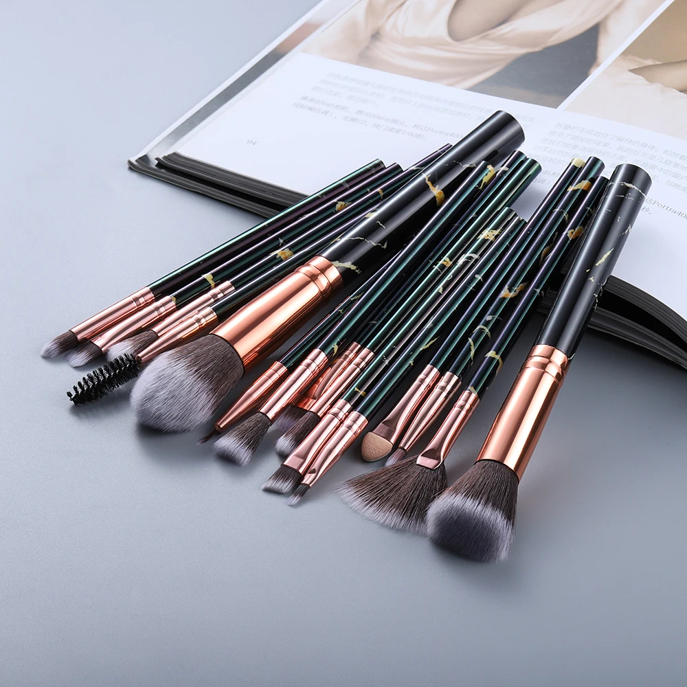 Makeup Brush Set Makeup Brush 5-15Pcs Makeup Brushes Tool Set Cosmetic Powder Eye Shadow Foundation Blush Blending