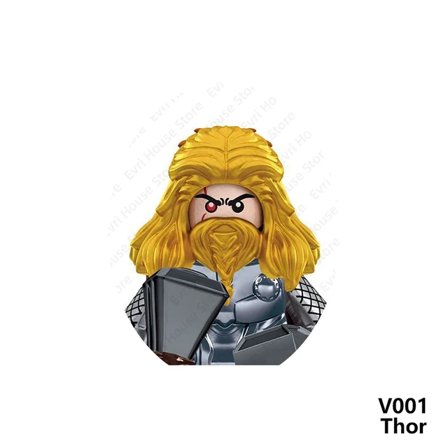 Superhero Thor Jane Foster Action Figures Odin Hela Mini Bricks Disney Building Blocks Toys for Children V001
