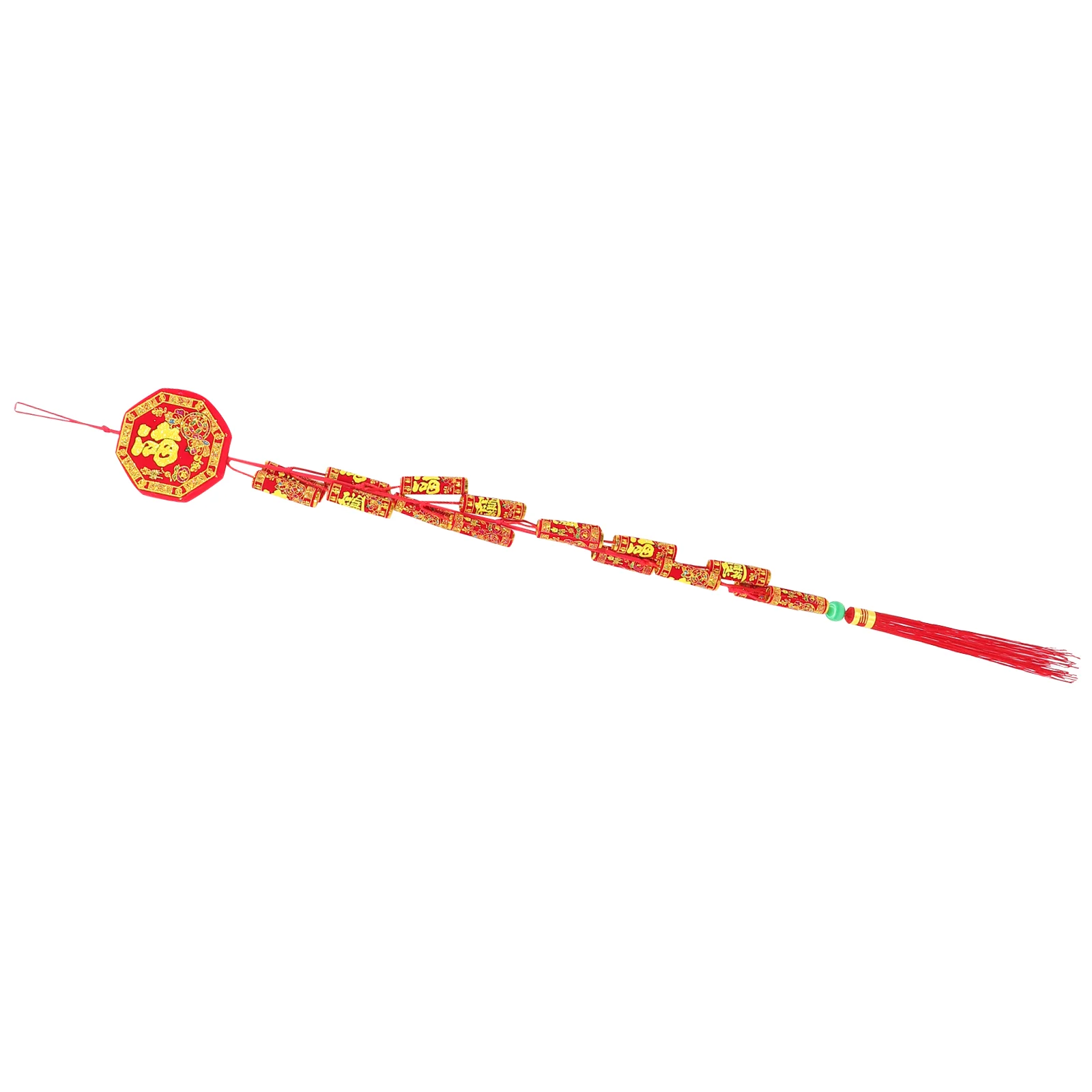 

Chinese New Year Hanging Decoration Electric Firecrackers Ornament Sound Traditional Red Lucky Oriental Pendant Spring Festival