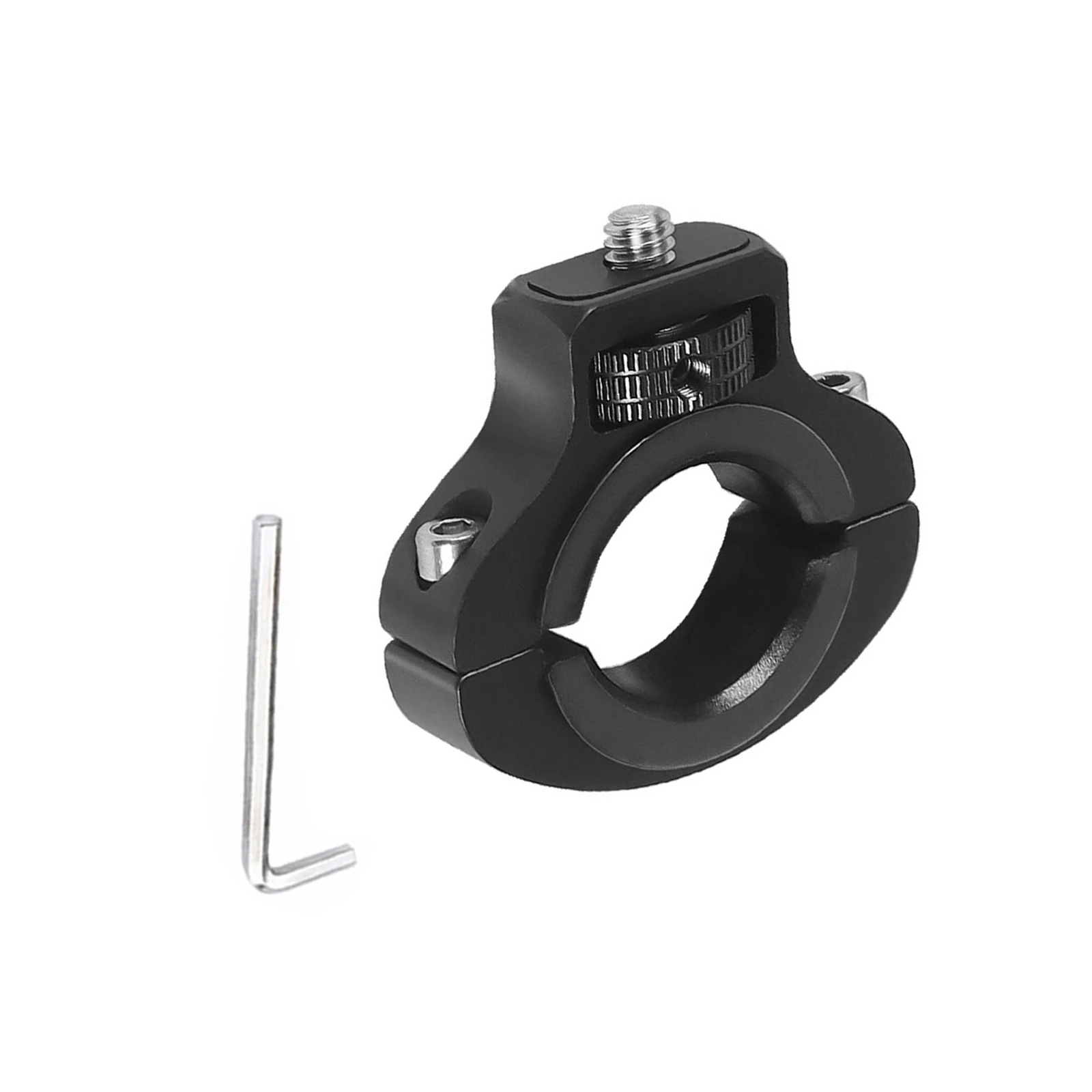 Bicycle Motorcycle Handlebar Clip Holder 1/4 Screw Bike Seatpost Clip For Sports Camera Mobile Phone Bike Motorcycle Holder