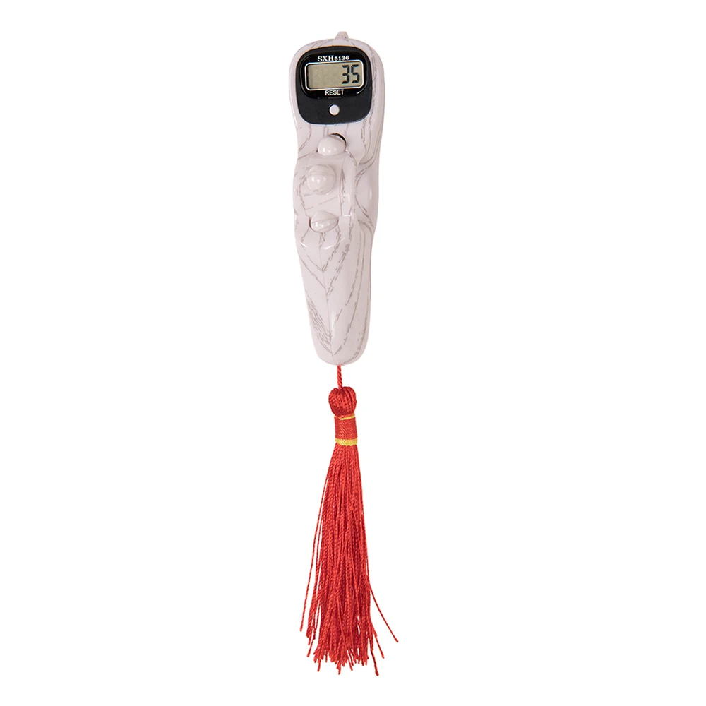 Handzähler, tragbarer digitaler Perlenzähler, LCD, digitaler elektronischer Rosenkranz, Tally-Spielzeug, Quaste für Meditation, muslimisches Gebet – Detail 9