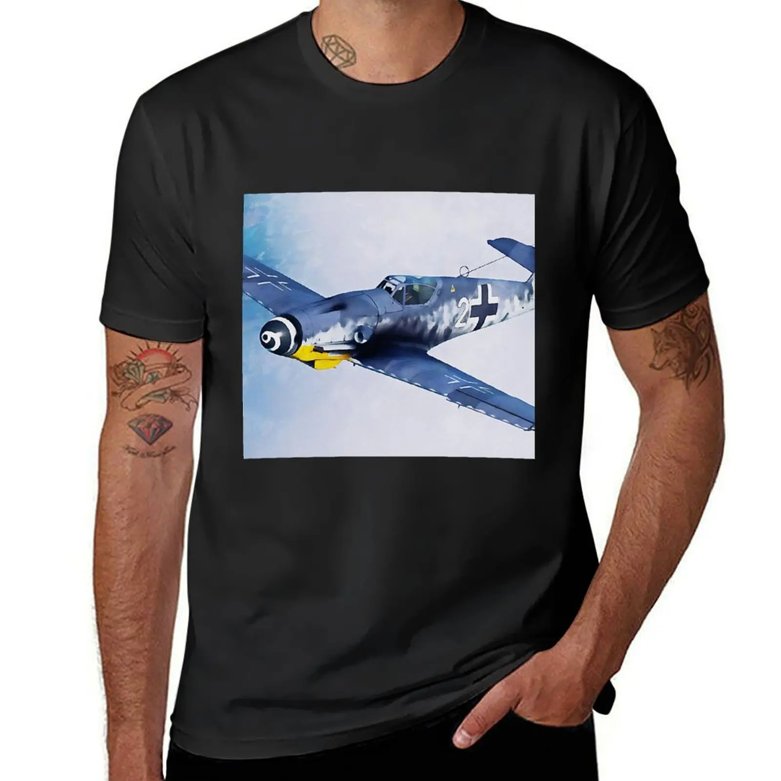 Messerschmitt BF 109K4 T-Shirt cute tops tees quick drying tshirts for men