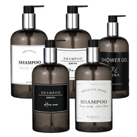 250/500ml Large Capacity Dispenser Bottle Liquid Lotion Shampoo Soap Press Bottles Hotel Travel Refillable Portable Bottle 1