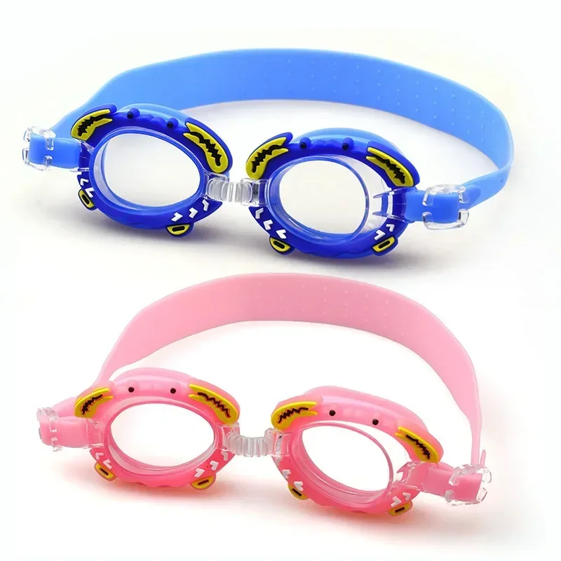 Cute Cartoon Children Swimming Goggles Waterproof Elastic Adjustable Soft Silicone Bandage Kids Girls Swimming Pool Equipment 3