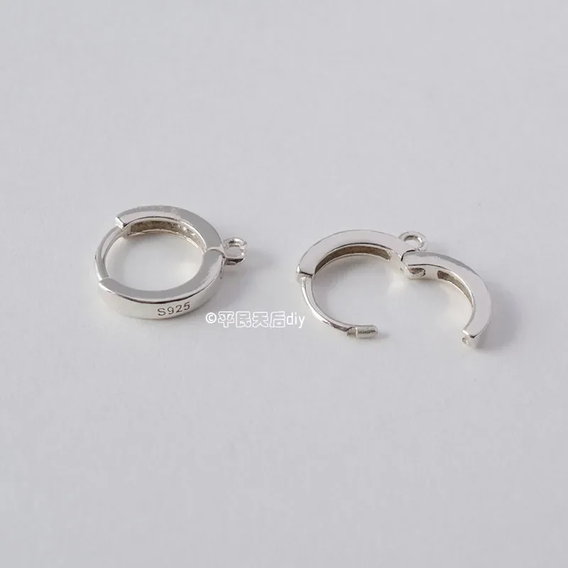 Beebeecraft 1 Scatola 50 Pezzi Risultati Per Orecchini A Leva 925 Ganci Per Orecchini A Chiusura Placcati In Argento Sterling 15.5x10mm Connettore Per - Foto 9