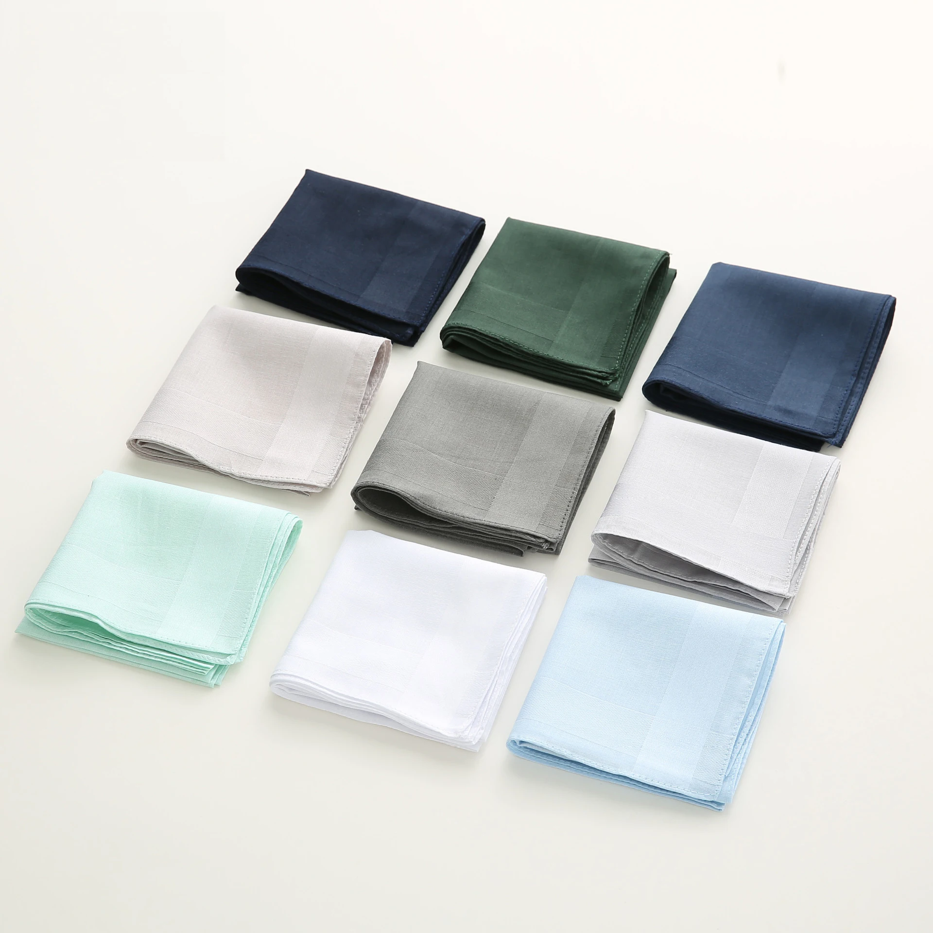 Cotton high-end solid color Handkerchief Park Mountain Road Cycling Camping Wiping Sweat Cleaning Portable Men's Pocket Towel 1