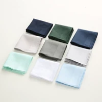 Cotton high-end solid color Handkerchief Park Mountain Road Cycling Camping Wiping Sweat Cleaning Portable Men's Pocket Towel 1