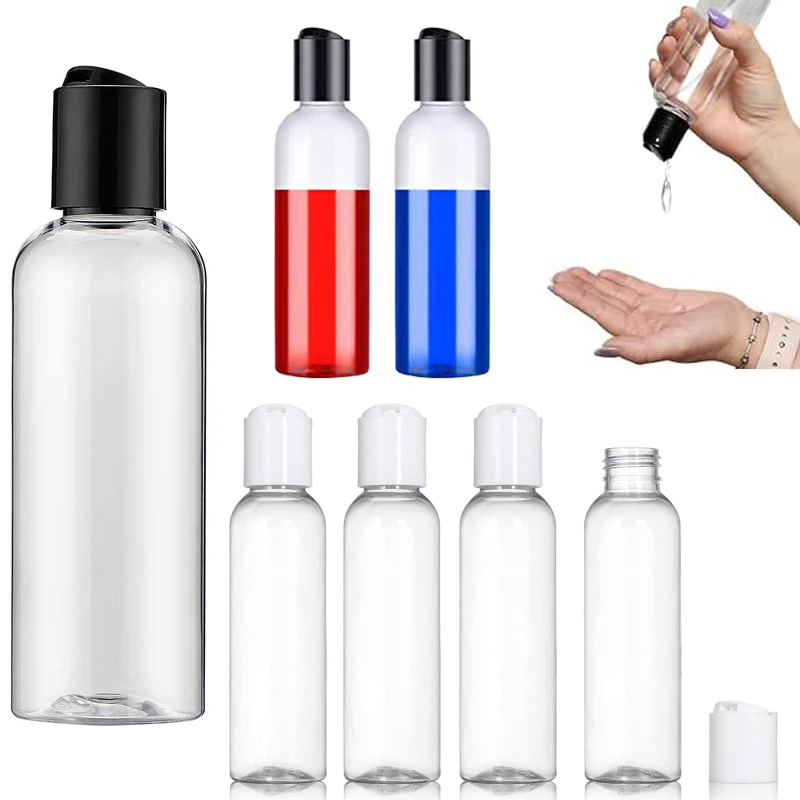 30PCS 10 20 30 50 60ML PET Plastic Lotion Bottle Small Squeeze