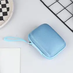 Compact EVA Hard Shell Camera Case - Travel Storage Bag (Sky blue)