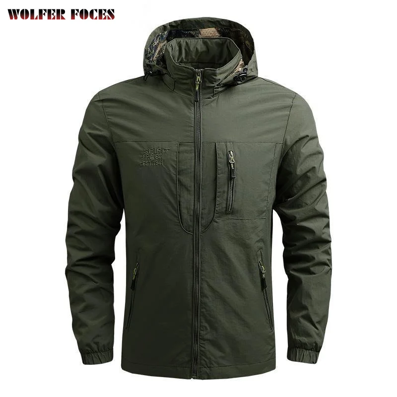 Hooded Jackets Men's Coats Winter Sweat-shirt Cold Coat Sweatshirt With Zipper Down Light Moto Equipment Knitted Mens Bomber Man