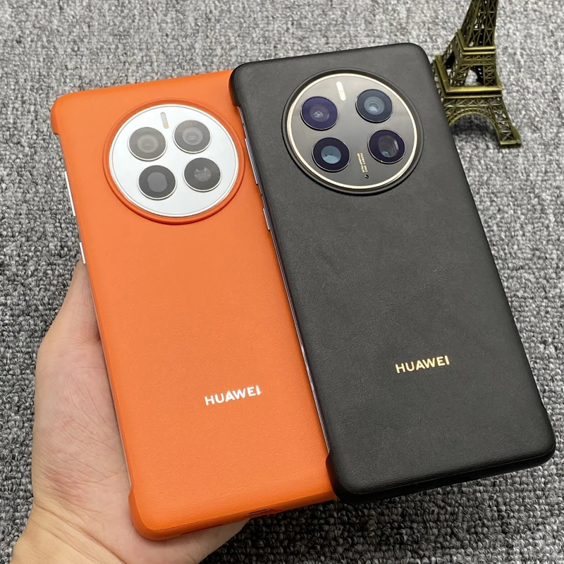 

Оригинальный кожаный чехол для Huawei Mate 50 Pro, защитный чехол без границы, чехол для Huawei Mate50 Mate50Pro