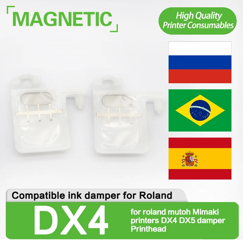 

100X DX4 DX5 печатающая головка большой чернильный демпфер фильтр двойной ряд для roland mutoh принтеры Mimaki DX4 DX5 демпфер печатающая головка