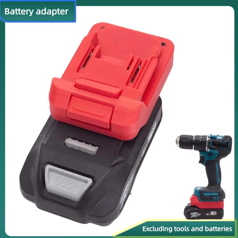 Per Convertitore Di Batteria Al Litio Ferrex 20V A Adattatore Per Trapano A Batteria Makita Serie 18V (Solo Adattatore)