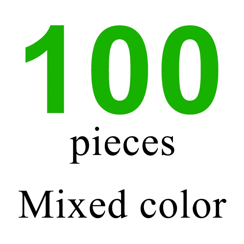 100pcs Mix color
