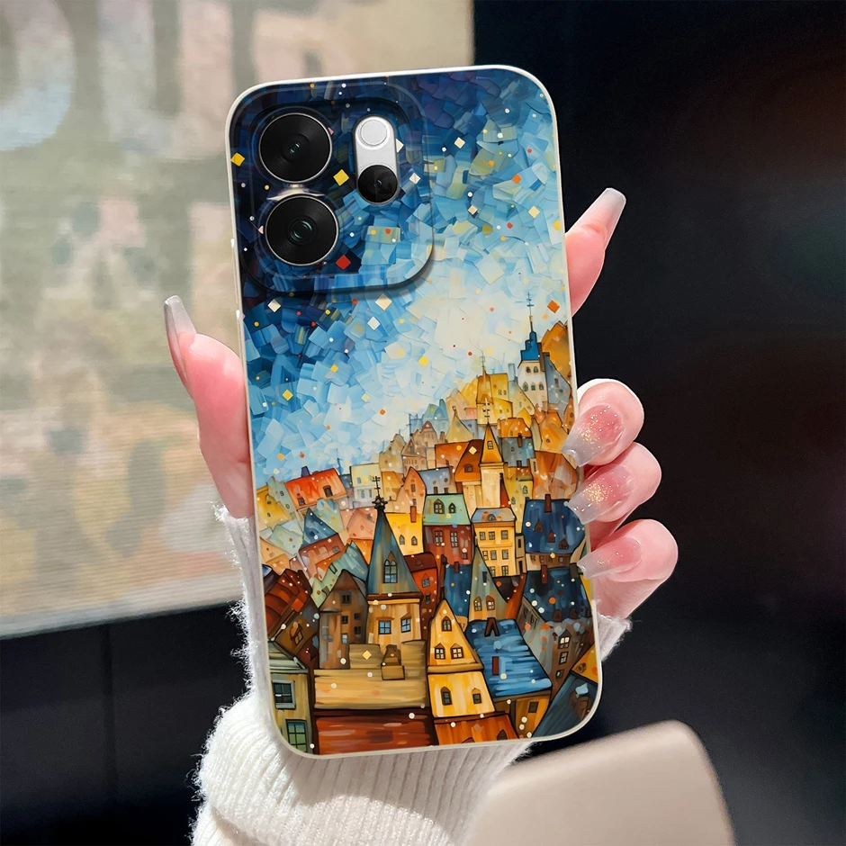 Brilliant Flower Kitten Anti-Drop Liquid Silicone Case