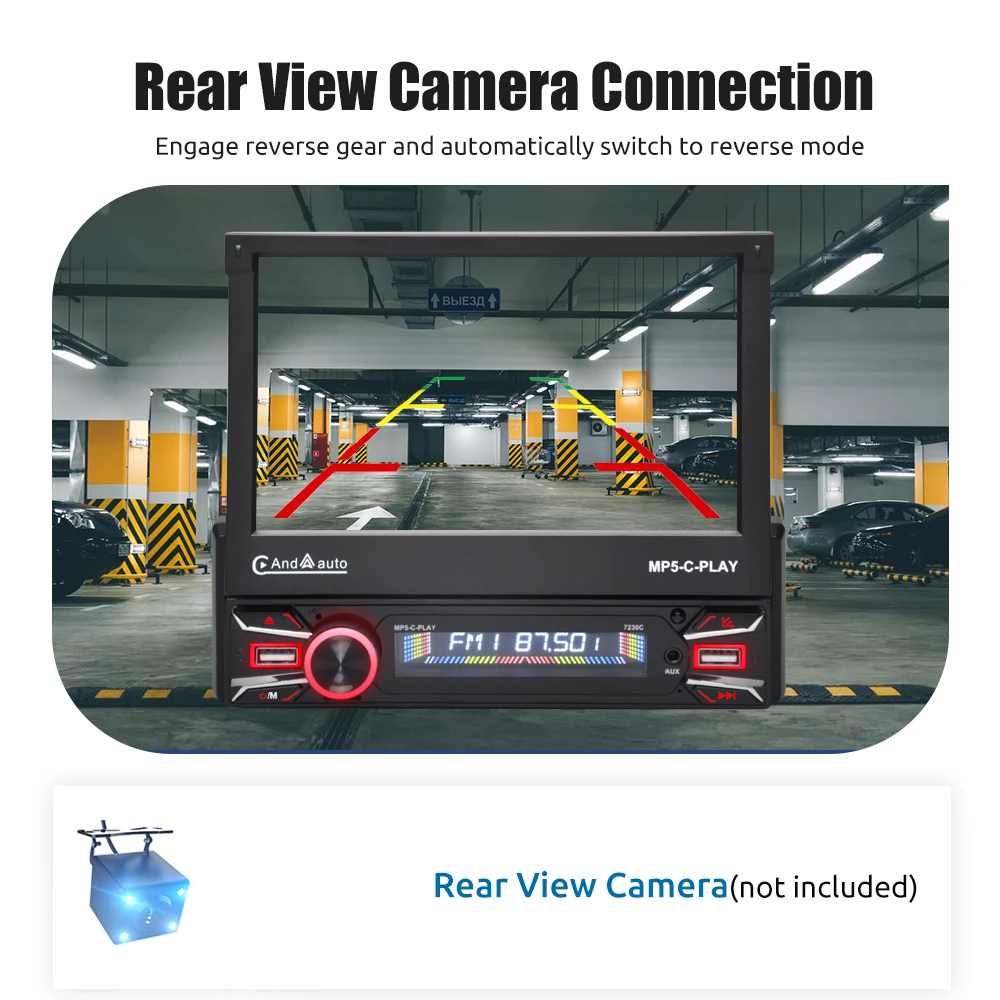 7" Single DIN Car Radio 3