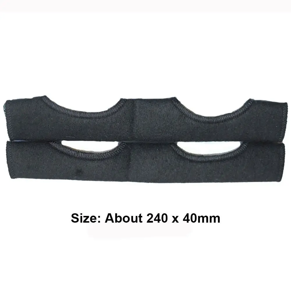 Black Hard Hat Sweatband Tool Air Cushion Comforter Pad Helmet Liners Sponge 240*40mm Hat Antiperspirant Belt Universal 2PCS helmet sweatband