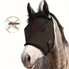 Equestrian Mesh Horse Face Mask with Sun Shade Bug Repellent and Ventilated Design Horse Headgear for Protection and Comfort