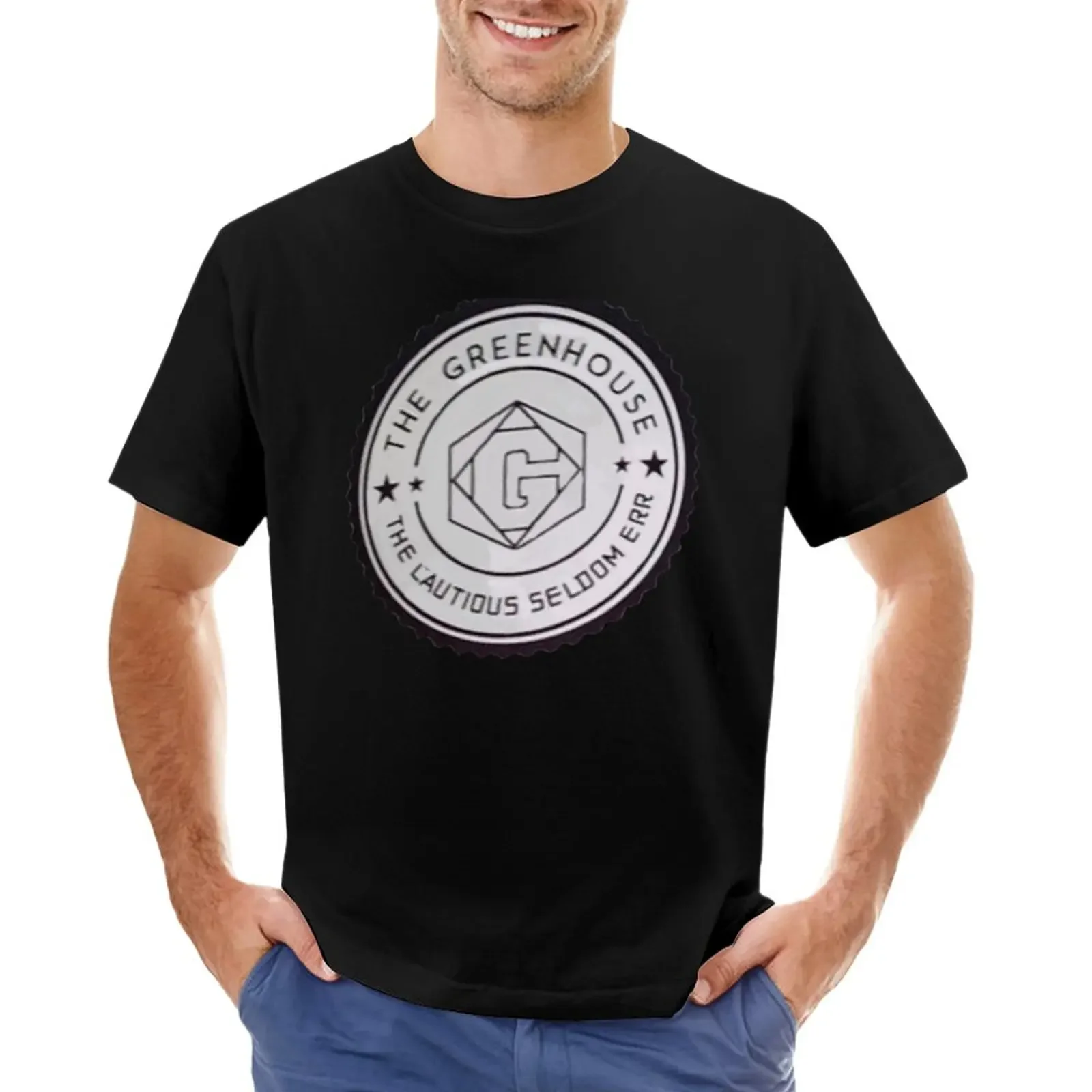 Greenhouse Academy Logo T-Shirt summer tops new edition mens clothing