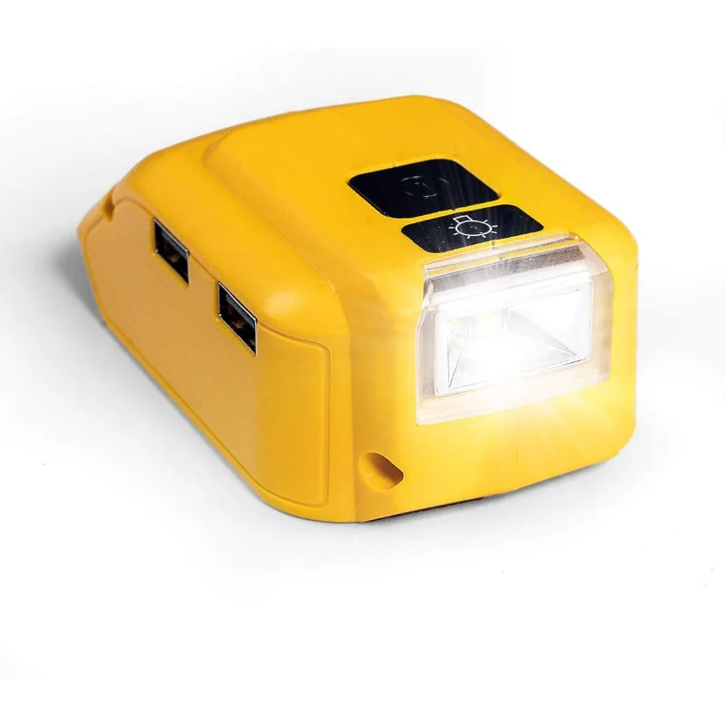 

DCB090 Battery Adapter for 18V 20v Max Battery USB Charger with Type C Fast Charger LED Work Light Power Source Supply