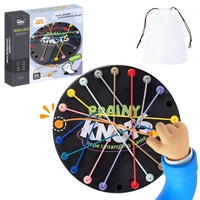 Kid Rope Knots Sensory Social Board Game Logical Thinking Challenge  Colore Twisted Connected Line Brain Strategy Fun Table Game 1
