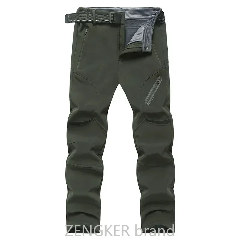 Spring Winter plus size casual pants male thick waterproof trousers sandtroopers big size soft shell pants male 9XL 8XL 7XL 5
