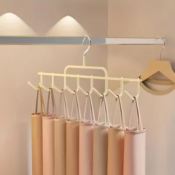 Stylish Hat Rack for 8 Caps with Hanging Hooks