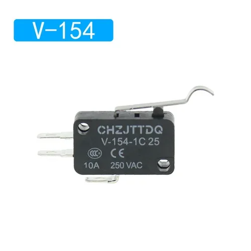 OMRON V-15 Series Small Micro Limit Switch – 1 Piece, 15A 250V (Replaces 152, 153, 154, 155, 156)