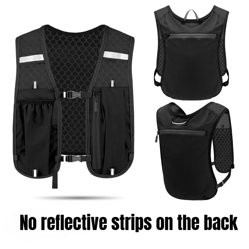 Lightweight Reflective Hydration Vest with Phone Pocket