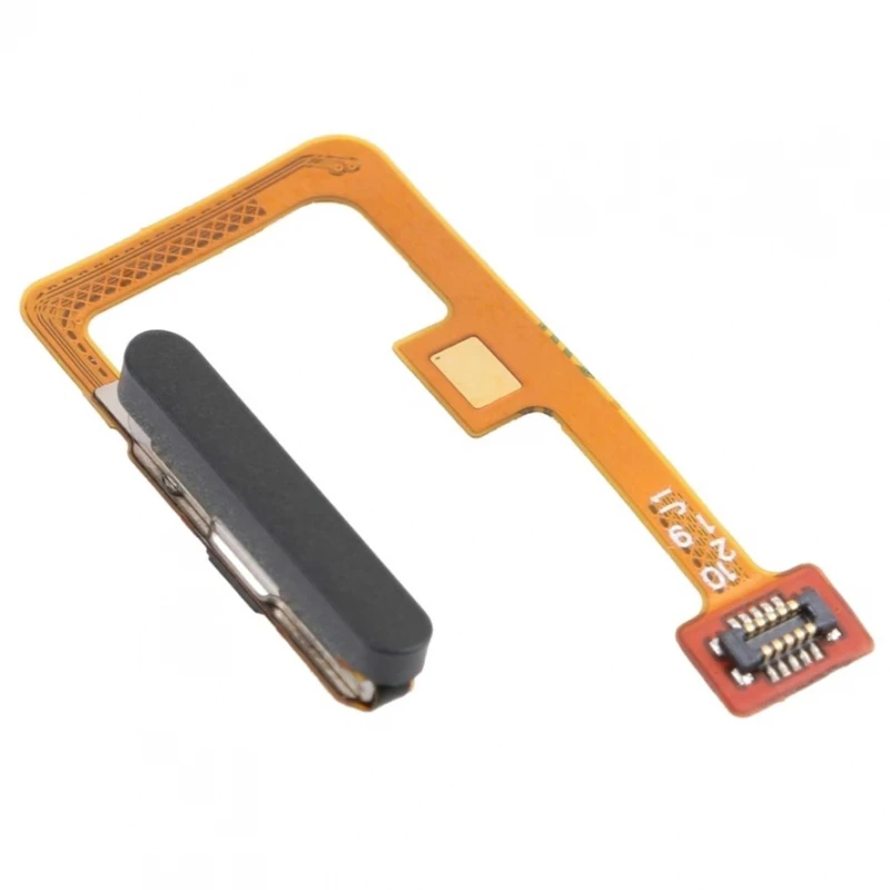 Pulsante Impronte Digitali Per Xiaomi Mi 11 Lite / 5G Cavo Lettore Flex Black Sensor # Xiaomi Mi 11 Lite 5G (Renoir, Xiaomi Mi 11 Youth, M2101K9C, Mus
