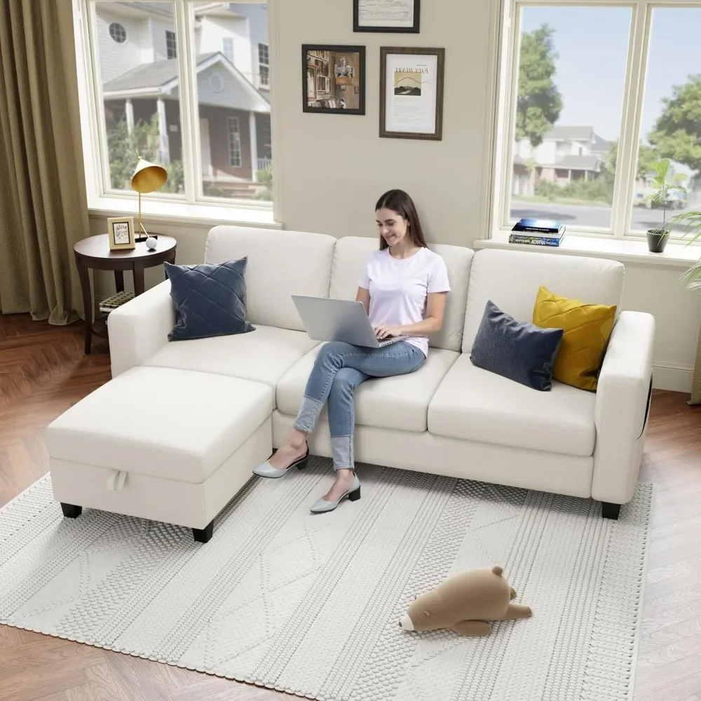 L-Shaped Modular Sectional Sofa 4